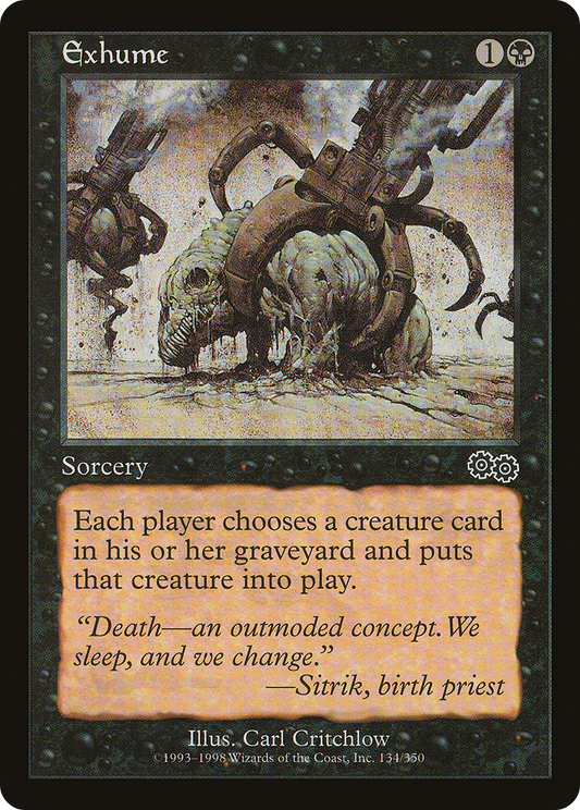 Exhume (134) - Urza's Saga