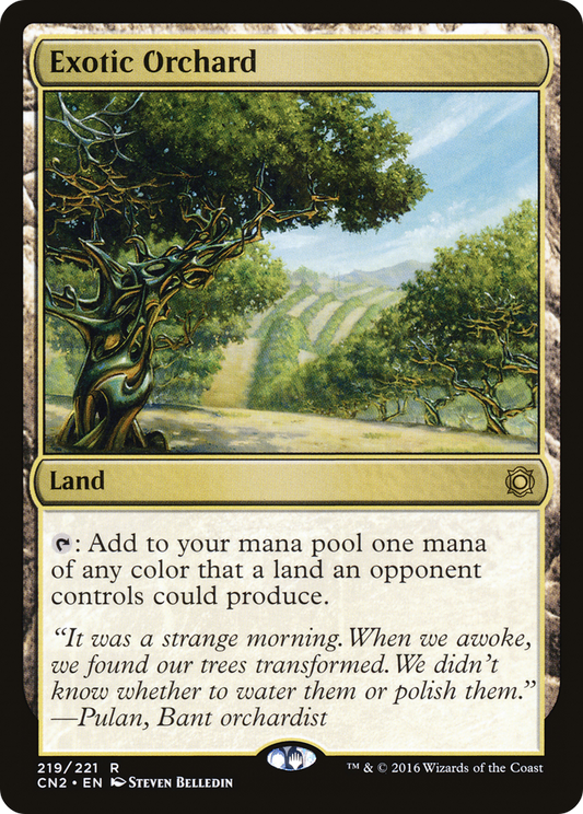 Exotic Orchard (219) Foil - Conspiracy: Take the Crown