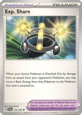 Exp. Share (174) Reverse Holofoil - Scarlet & Violet