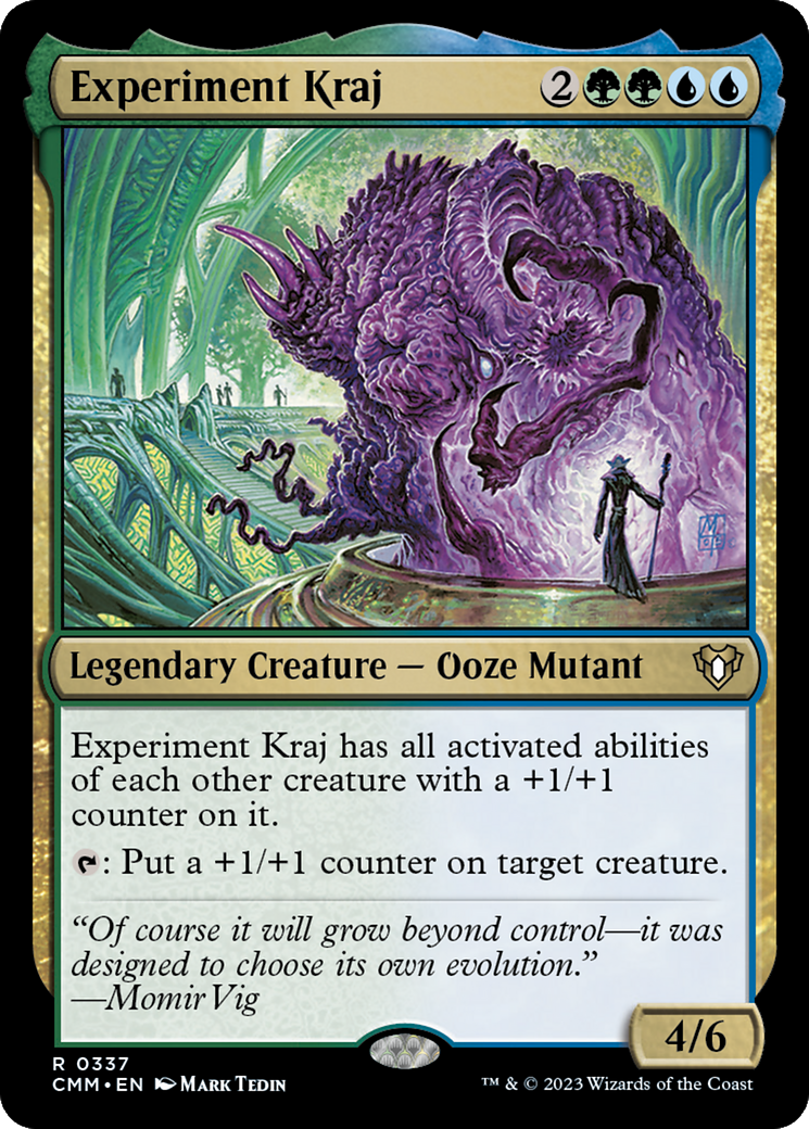 Experiment Kraj (337) Foil - Commander Masters