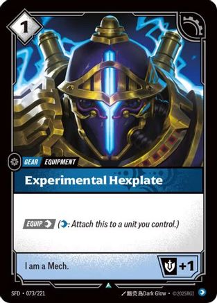 Experimental Hexplate (073) - Spiritforged