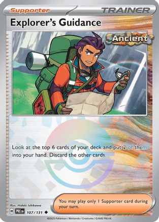 Explorer's Guidance (Poke Ball Pattern) (107) Reverse Holofoil - Prismatic Evolutions