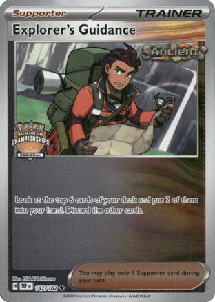 Explorer's Guidance (Regional Championships) (147) Reverse Holofoil - Temporal Forces