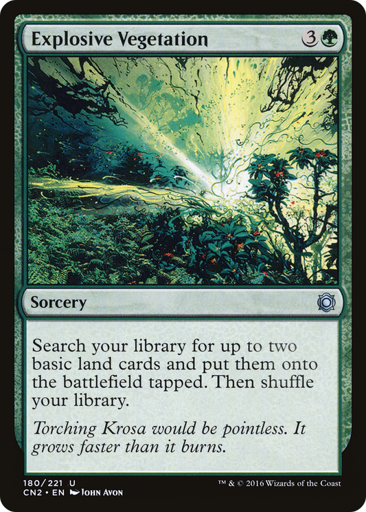 Explosive Vegetation (180) Foil - Conspiracy: Take the Crown