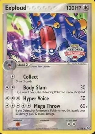 Exploud (National Championships) (3) - League & Championship Cards
