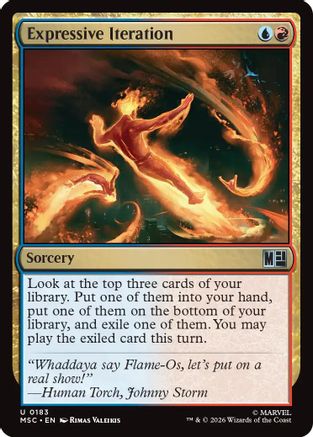 Expressive Iteration (183) Surge Foil - Commander: Marvel Super Heroes