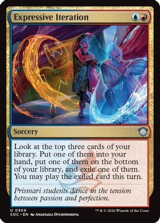 Expressive Iteration (309) - Commander: Secrets of Strixhaven