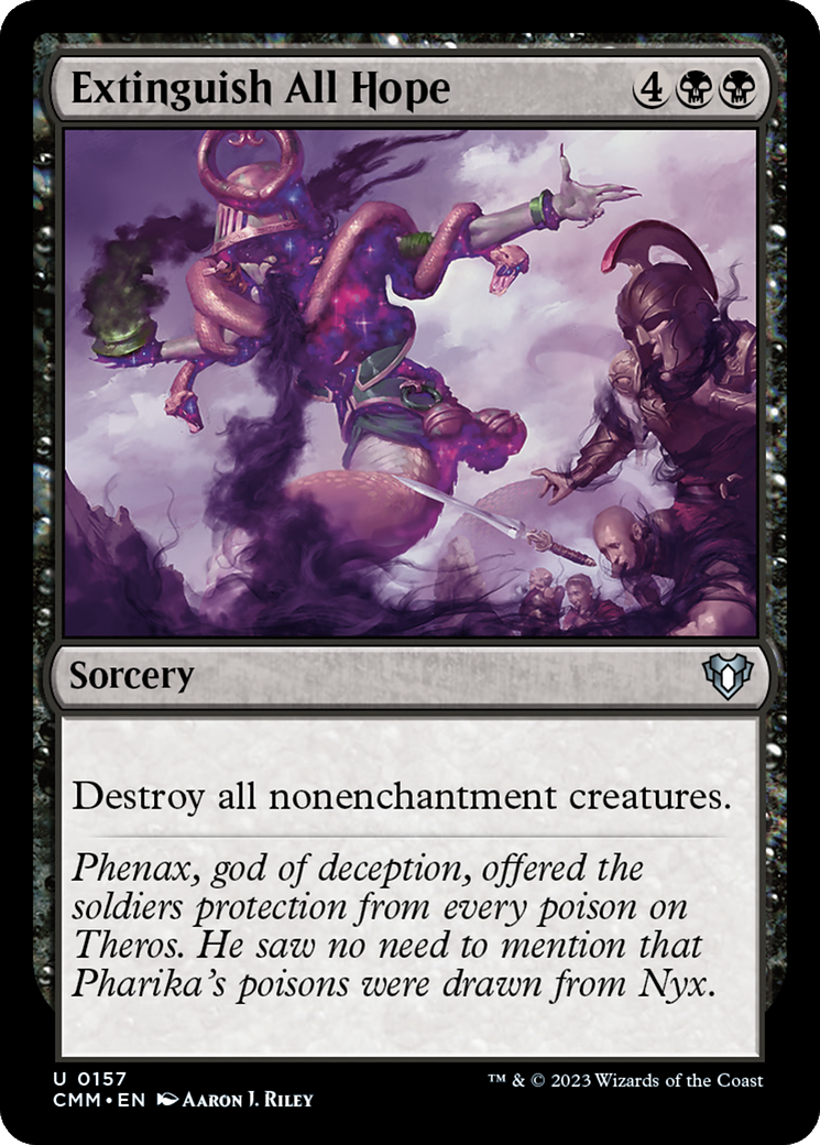 Extinguish All Hope (157) Foil - Commander Masters