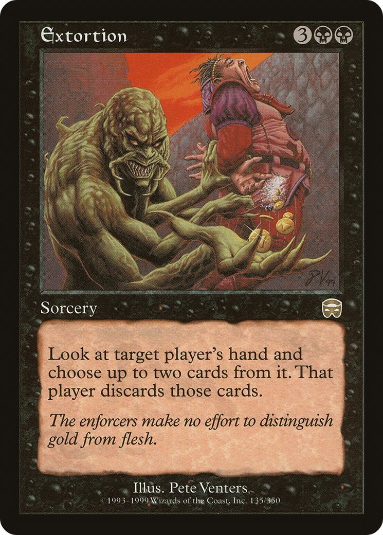 Extortion (135) Foil - Mercadian Masques