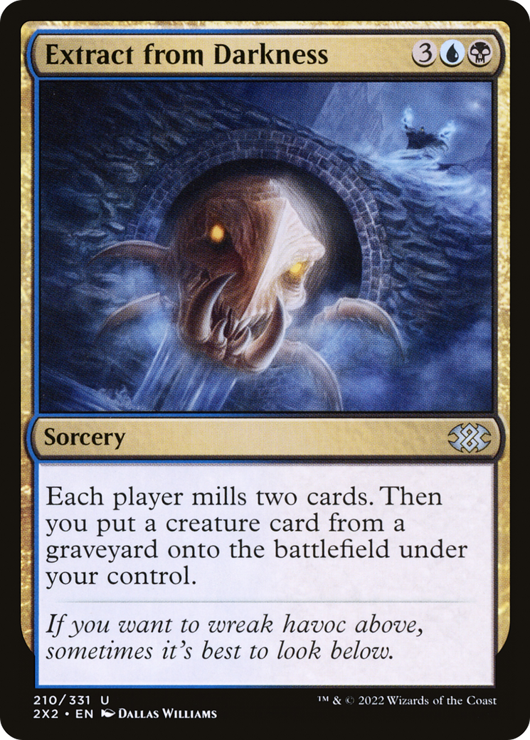 Extract from Darkness (210) Foil - Double Masters 2022
