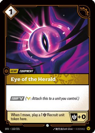 Eye of the Herald (153) Foil - Spiritforged