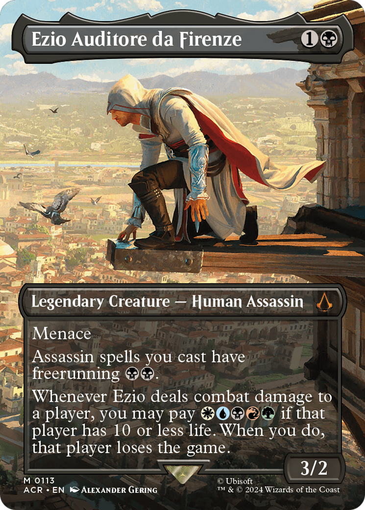 Ezio Auditore da Firenze (Borderless) (113) Foil - Assassin's Creed