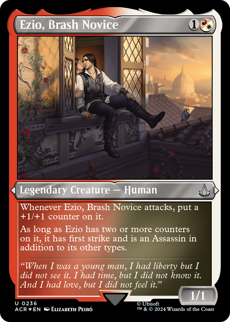 Ezio, Brash Novice (236) Etched Foil - Assassin's Creed