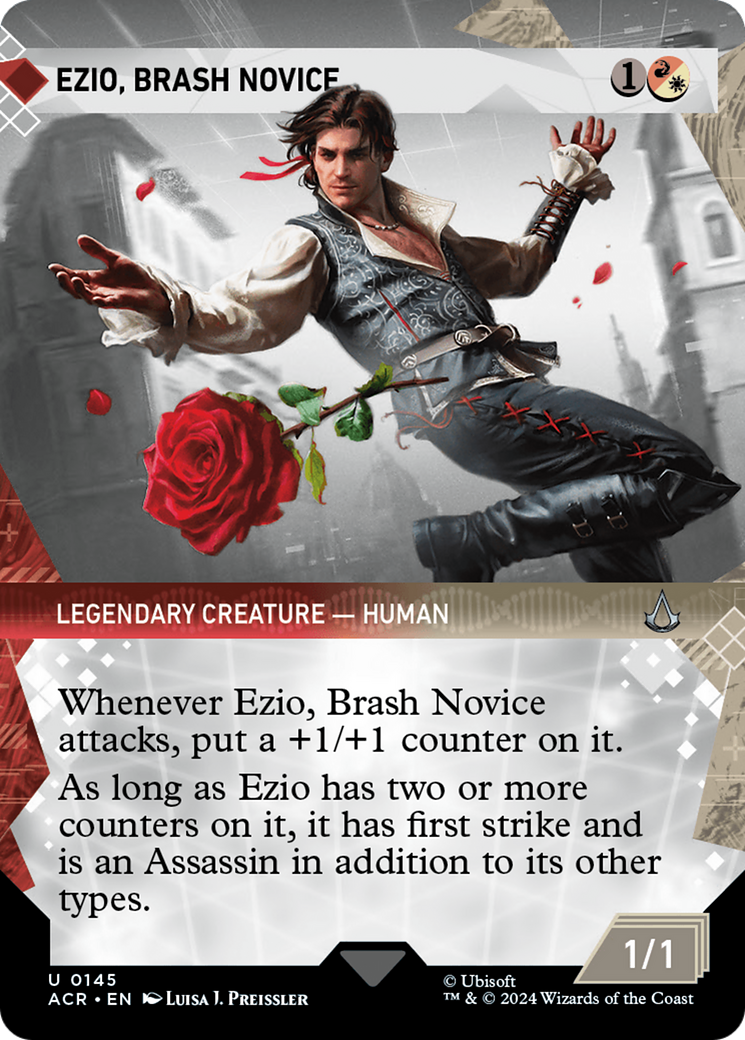 Ezio, Brash Novice (Showcase) (145) Foil - Assassin's Creed