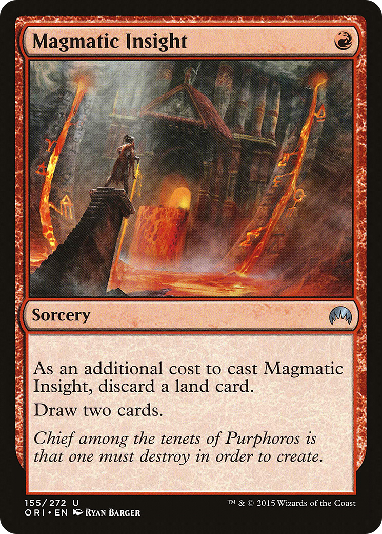 Magmatic Insight (155) Foil - Magic Origins
