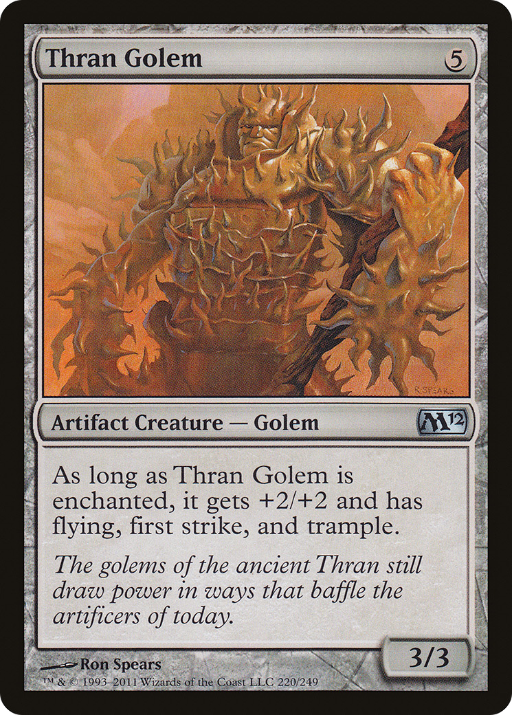 Thran Golem [Magic 2012] Foil