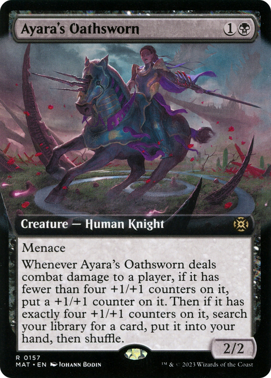 Ayara's Oathsworn (Extended Art) [March of the Machine: The Aftermath] Foil