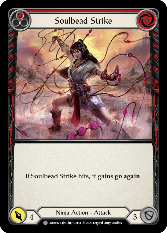 Soulbead Strike (Red) 1st Edition  (CRU066) - Crucible of War