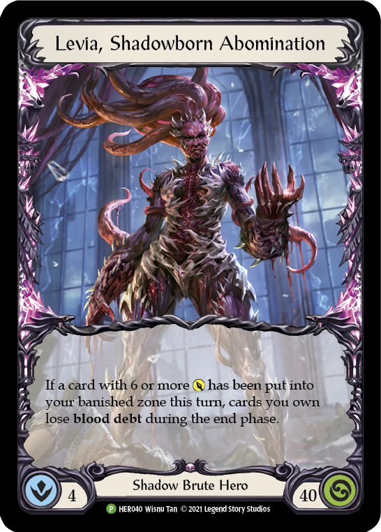 Levia, Shadowborn Abomination [HER040] (Promo)  Rainbow Foil | Silver Goblin