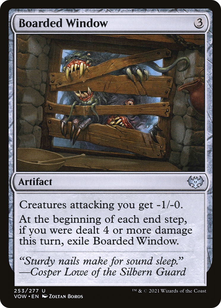 Boarded Window [Innistrad: Crimson Vow] Foil