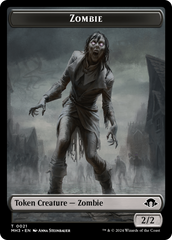 Insect (0043) (Ripple Foil) // Zombie Double-Sided Token [Modern Horizons 3 Tokens] | Silver Goblin