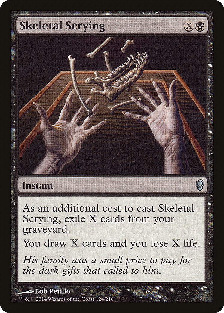 Skeletal Scrying [Conspiracy] Foil