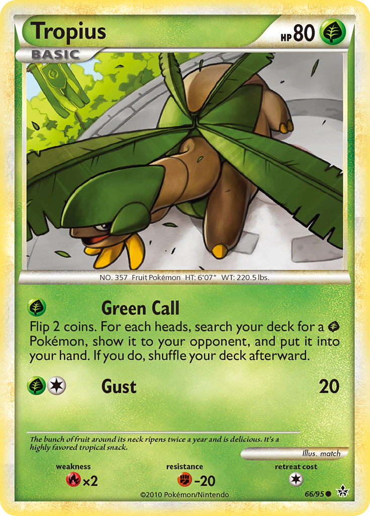 Tropius (66/95) [HeartGold & SoulSilver: Unleashed] | Silver Goblin