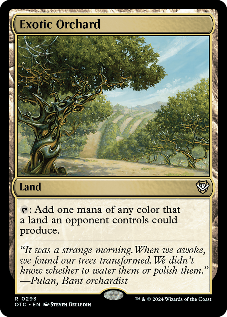 Exotic Orchard [Outlaws of Thunder Junction Commander] | Silver Goblin
