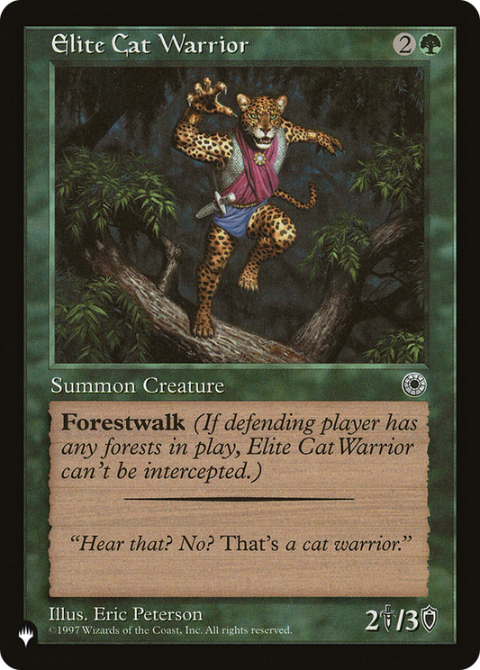 Elite Cat Warrior (POR-163)