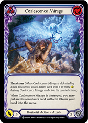 Coalescence Mirage (Blue) [EVR146] (Everfest)  1st Edition Rainbow Foil | Silver Goblin