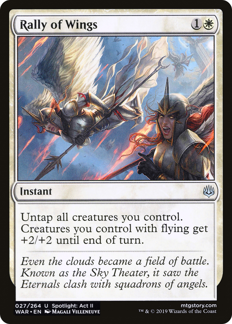 Rally of Wings (027) Foil - War of the Spark