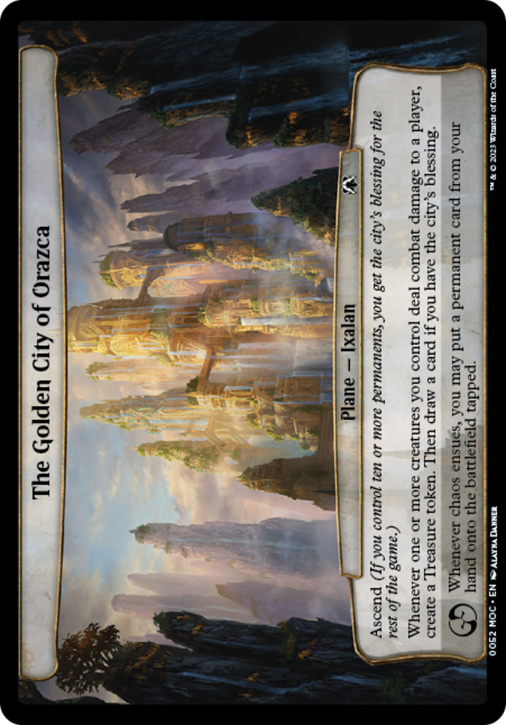 The Golden City of Orazca [March of the Machine Commander] | Silver Goblin