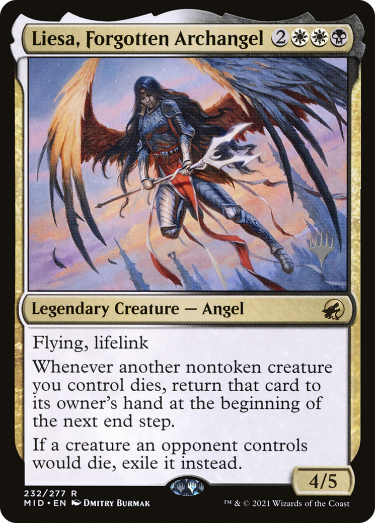 Liesa, Forgotten Archangel (Promo Pack) [Innistrad: Midnight Hunt Promos] Foil