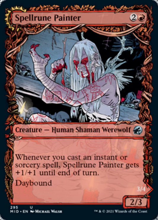 Spellrune Painter // Spellrune Howler (Showcase Equinox) [Innistrad: Midnight Hunt] Foil