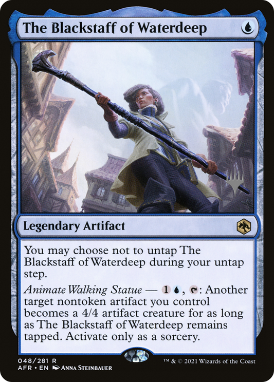 The Blackstaff of Waterdeep (Promo Pack) [Dungeons & Dragons: Adventures in the Forgotten Realms Promos] Foil
