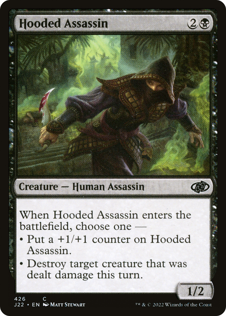 Hooded Assassin [Jumpstart 2022] | Silver Goblin