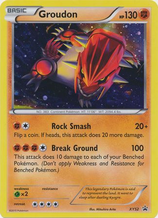 Groudon (XY52) (Jumbo Card) [XY: Black Star Promos] | Silver Goblin