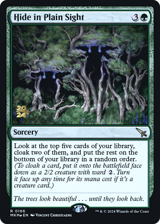 Hide in Plain Sight Foil (166S)