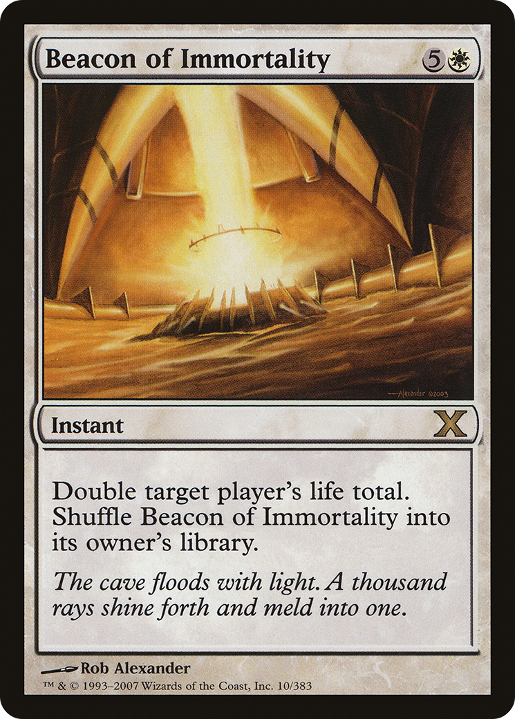 Beacon of Immortality (010) Foil - Tenth Edition