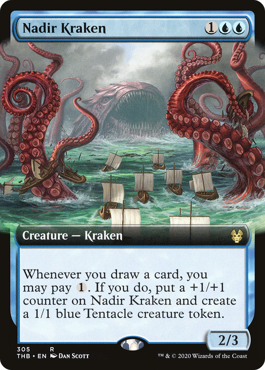 Nadir Kraken (Extended Art) [Theros Beyond Death]