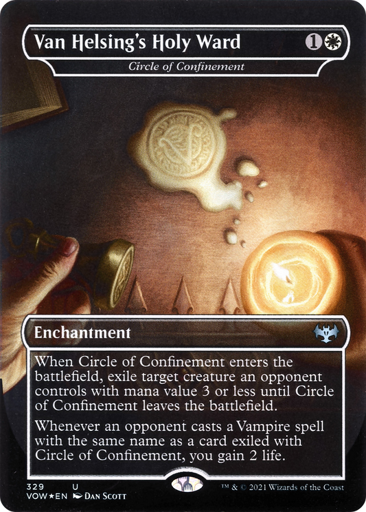 Circle of Confinement - Van Helsing's Holy Ward [Innistrad: Crimson Vow] Foil