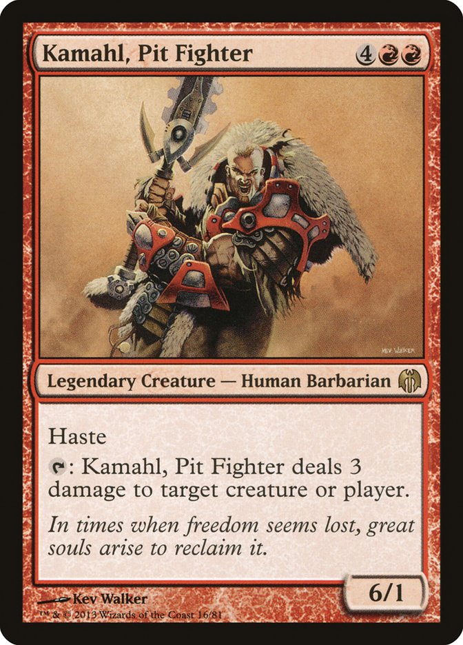 Kamahl, Pit Fighter [Duel Decks: Heroes vs. Monsters] | Silver Goblin