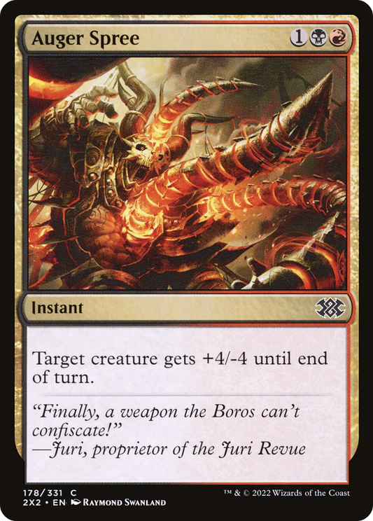 Auger Spree [Double Masters 2022] Foil