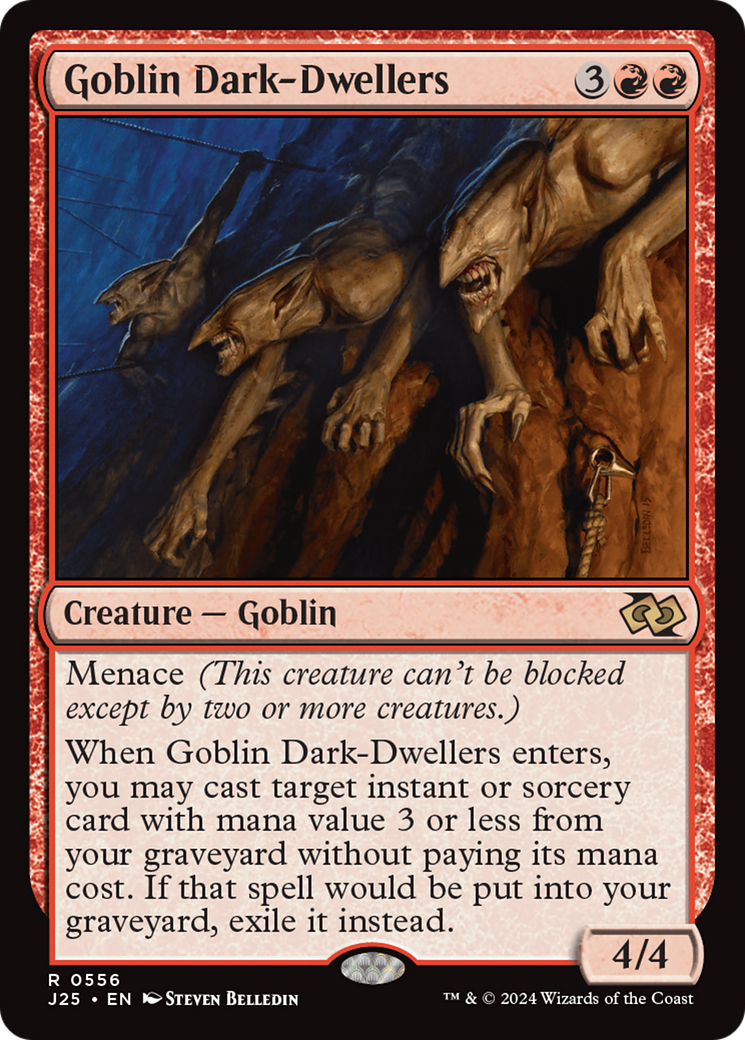 Goblin Dark-Dwellers [Foundations Jumpstart] | Silver Goblin