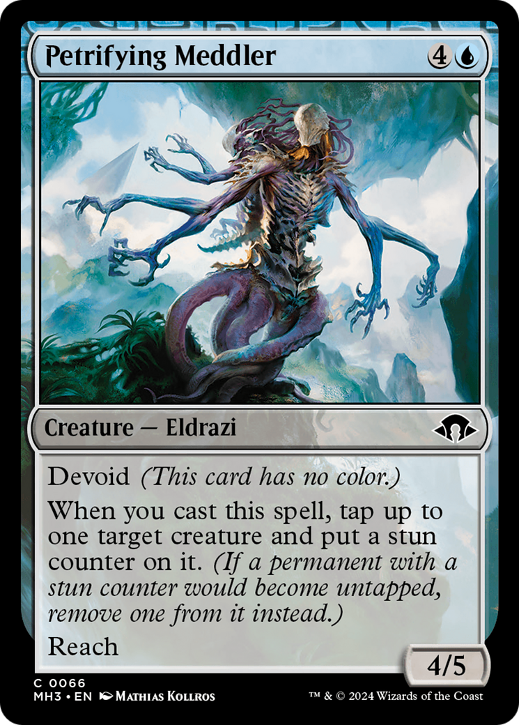 Petrifying Meddler [Modern Horizons 3] Foil