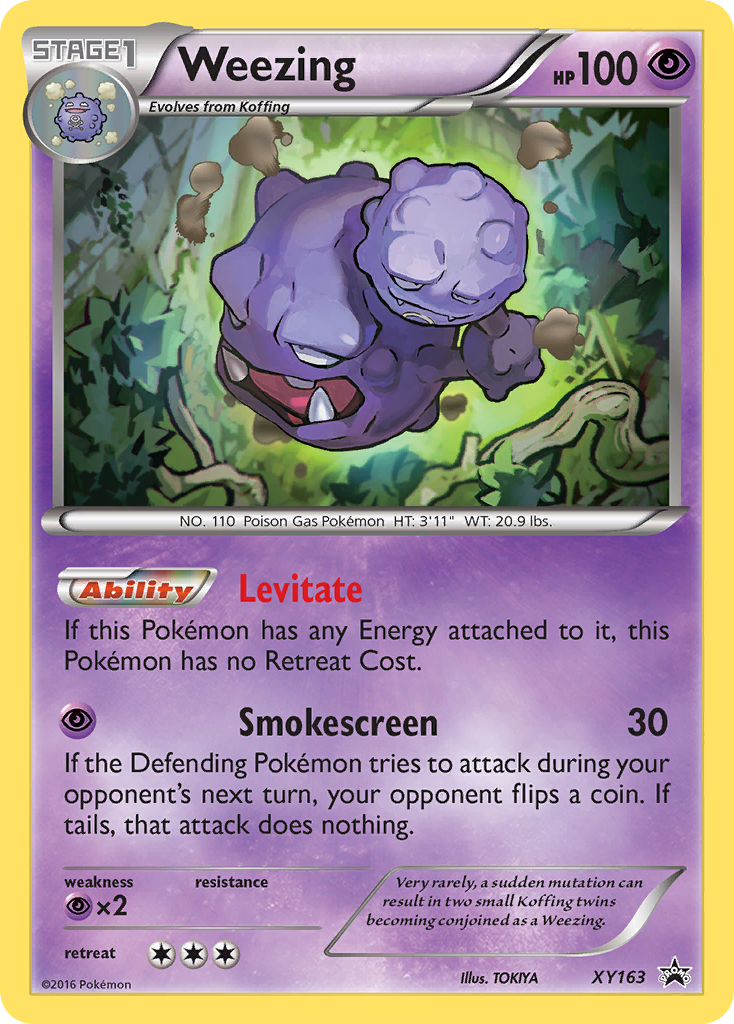 Weezing (XY163) [XY: Black Star Promos] | Silver Goblin