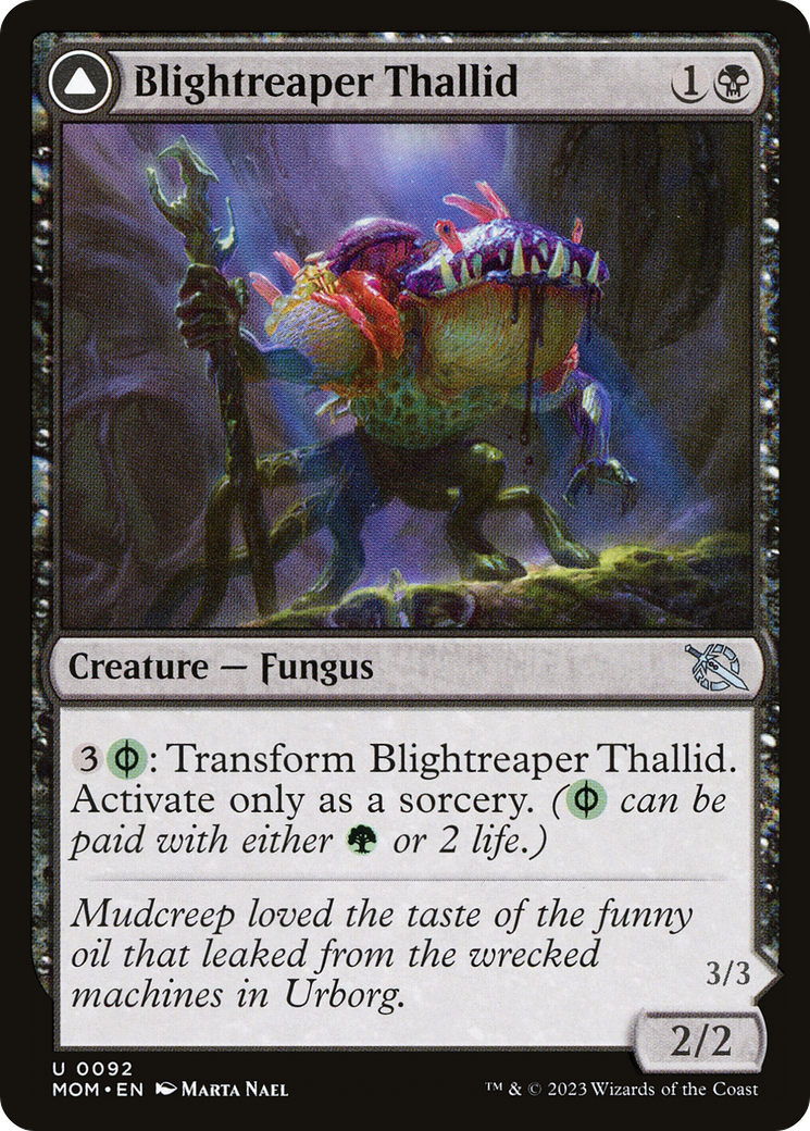 Blightreaper Thallid // Blightsower Thallid [March of the Machine] Foil