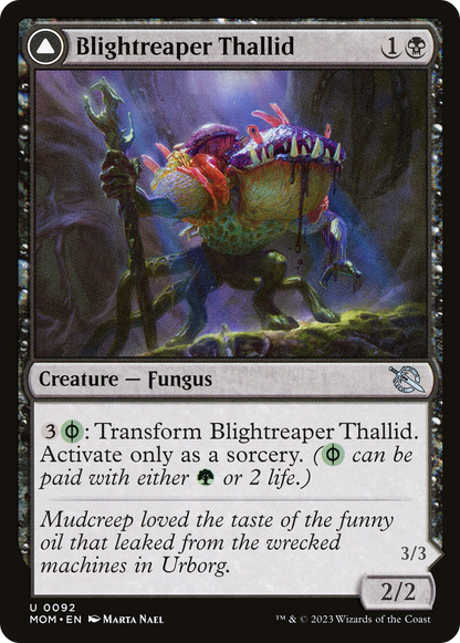 Blightreaper Thallid // Blightsower Thallid [March of the Machine] Foil