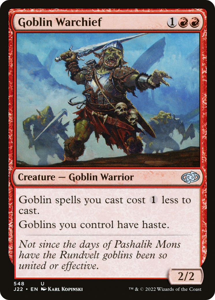 Goblin Warchief [Jumpstart 2022] | Silver Goblin