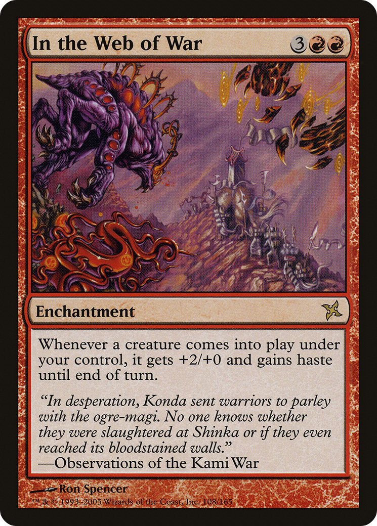 In the Web of War [Betrayers of Kamigawa] Foil